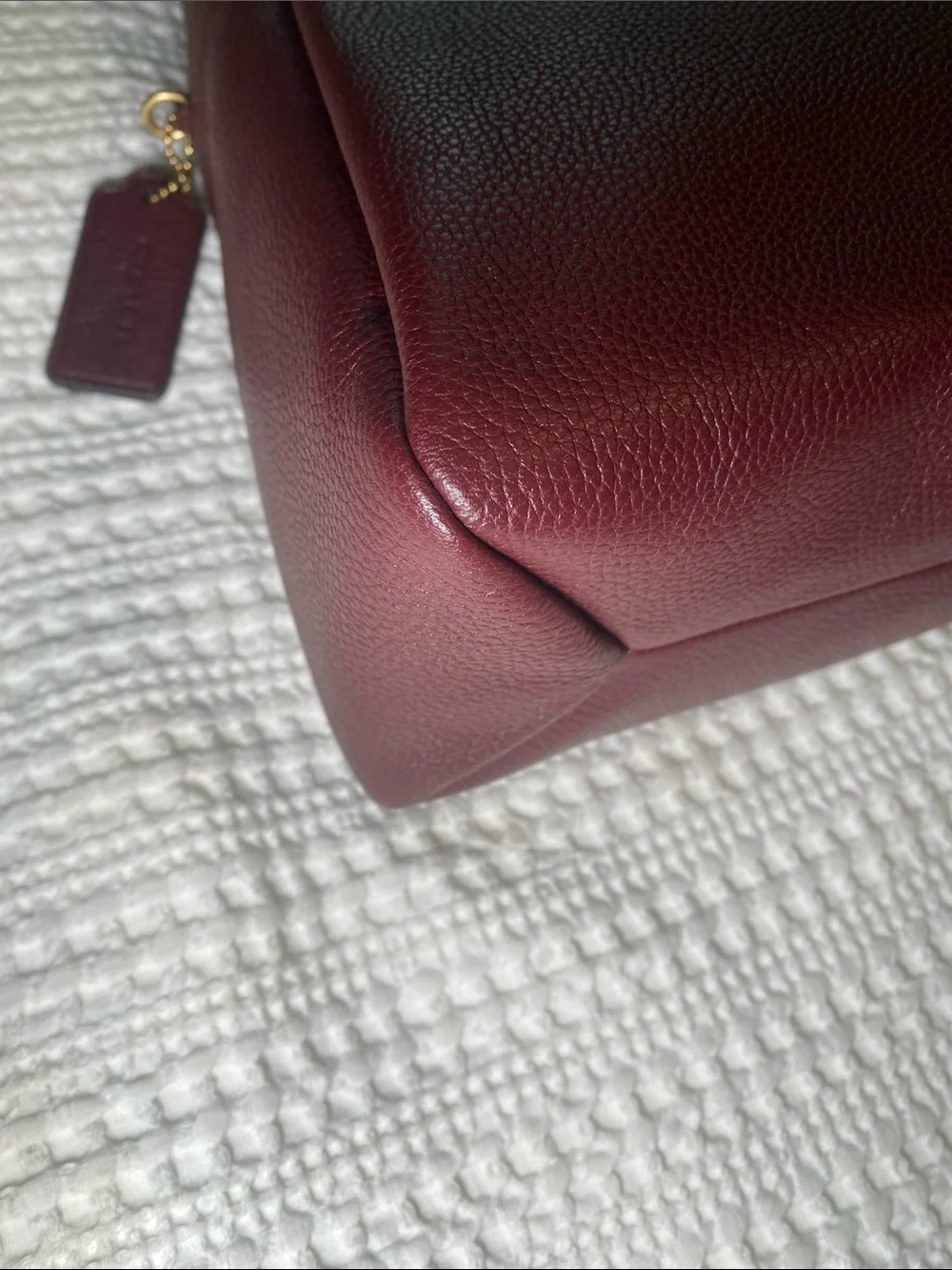 Coach Lola Shoulder Bag in Merlot 🍷✨